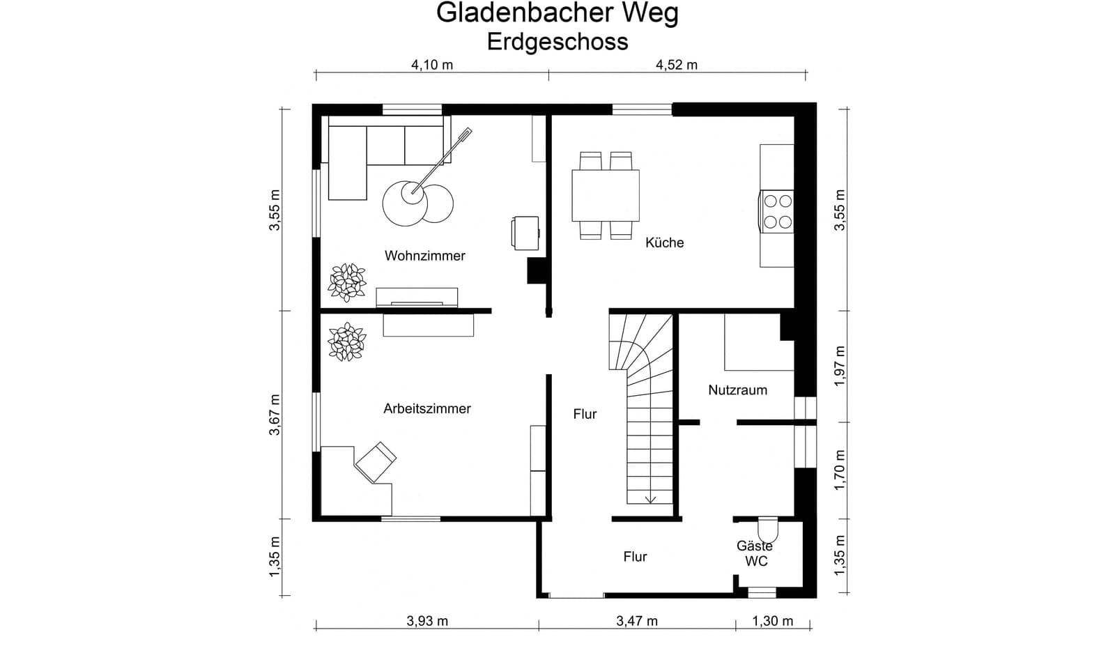 Grundriss Erdgeschoss