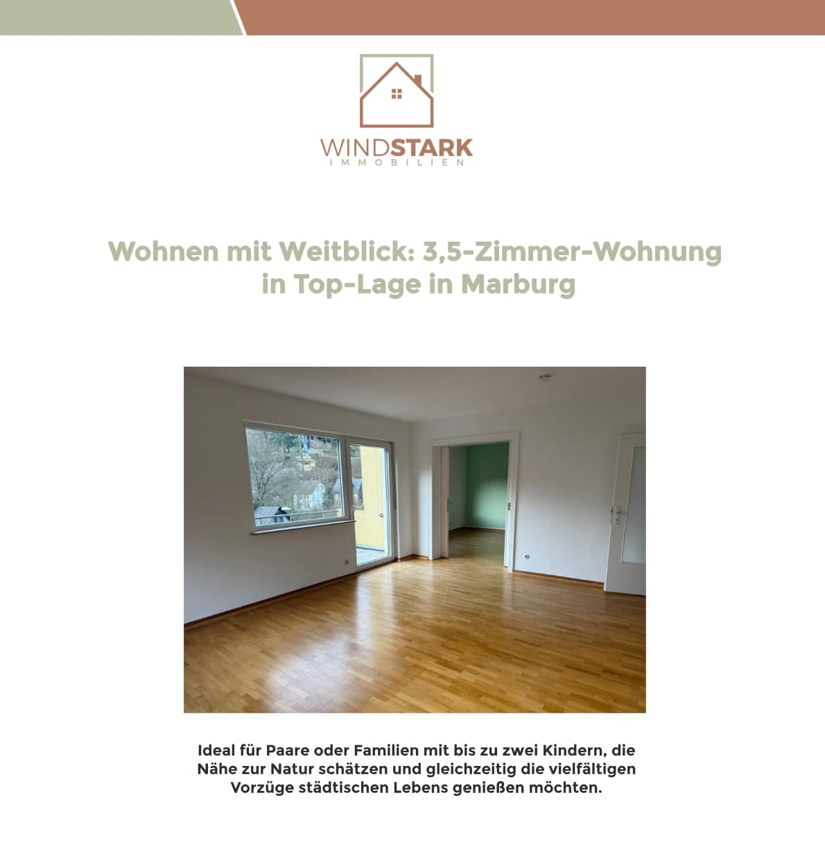 3,5-Zimmer-Wohnung mit Weitblick in Marburg